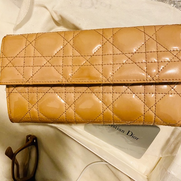 Christian Dior Canage Bifold Long Wallet on chain - Picture 4 of 16